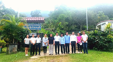 博世科派代表参加“中国-老挝清洁水计划”示范合作调研活动